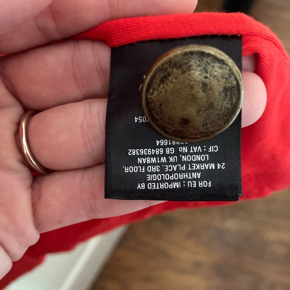 Maeve Anthropologie Size Small Dress (Red/Orange) - Picture 7 of 8